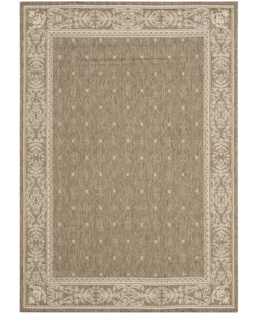 Safavieh Courtyard CY2326 Brown and Natural 2' x 3'7" Outdoor Area Rug