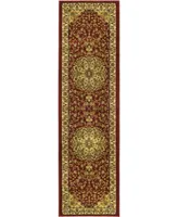 Safavieh Lyndhurst LNH222 Red and Ivory 2'3" x 14' Runner Area Rug