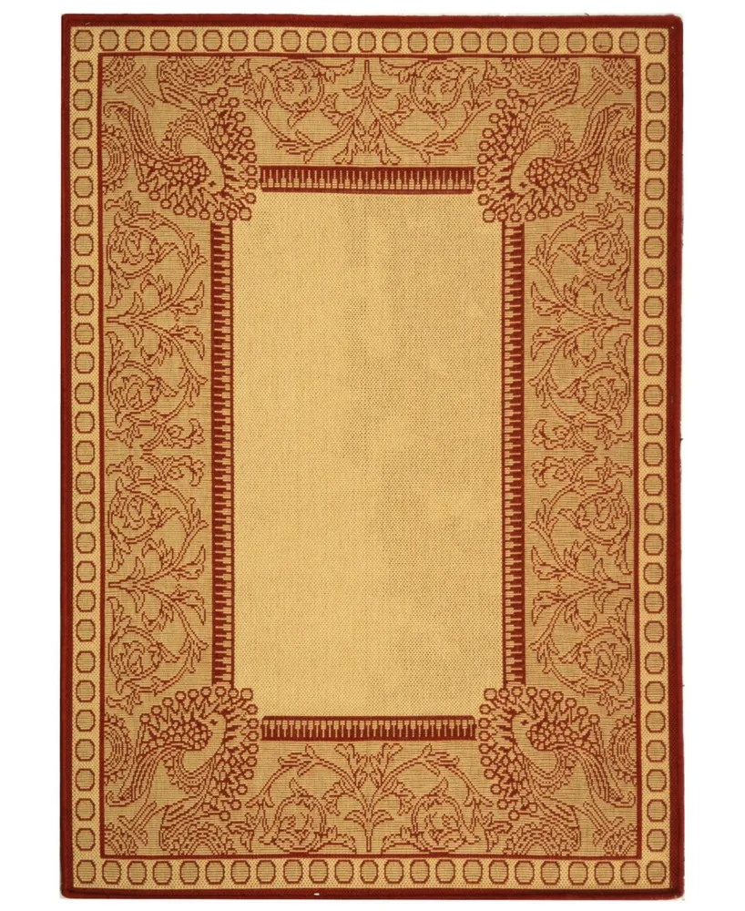 Safavieh Courtyard CY2965 Natural and 2'7" x 5' Outdoor Area Rug