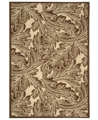 Safavieh Courtyard CY2996 Natural and Chocolate 2' x 3'7" Outdoor Area Rug