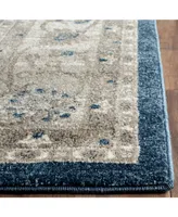 Safavieh Sofia SOF378 Blue and Beige 5'1" x 7'7" Area Rug