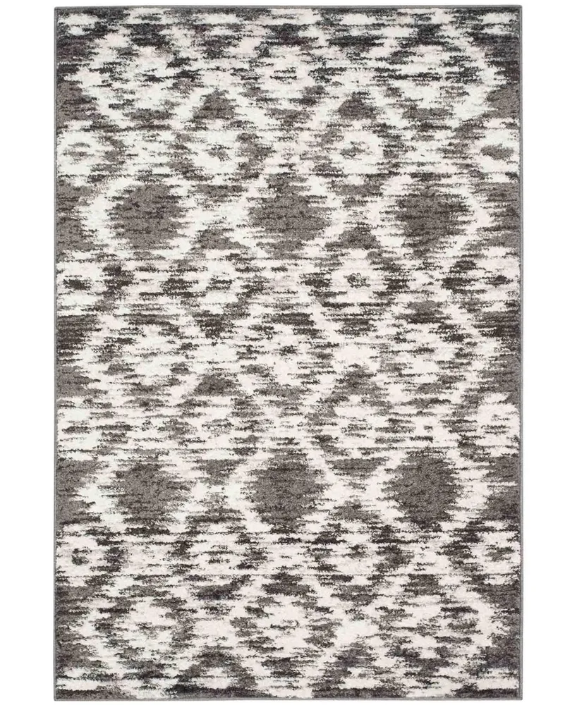 Safavieh Adirondack Charcoal and Ivory 5'1" x 7'6" Area Rug