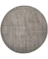 Safavieh Amherst AMT430 Gray and Ivory 5' x 8' Area Rug