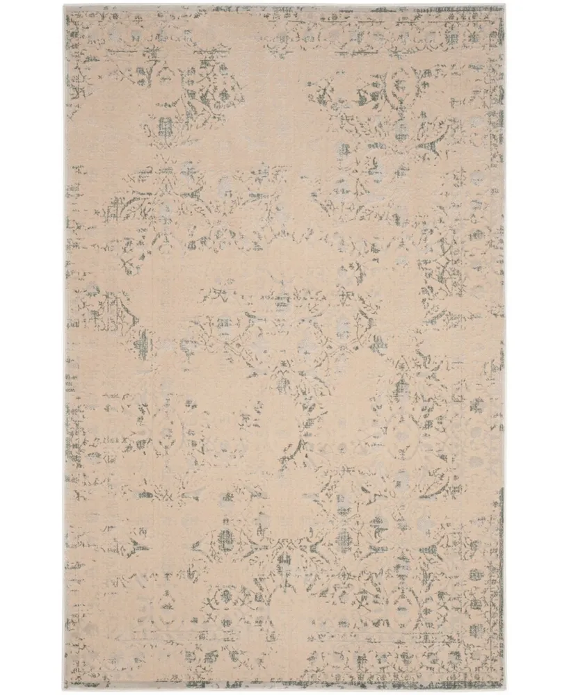 Safavieh Brilliance BRL502 Cream and Light Blue 6'7" x 9'2" Area Rug