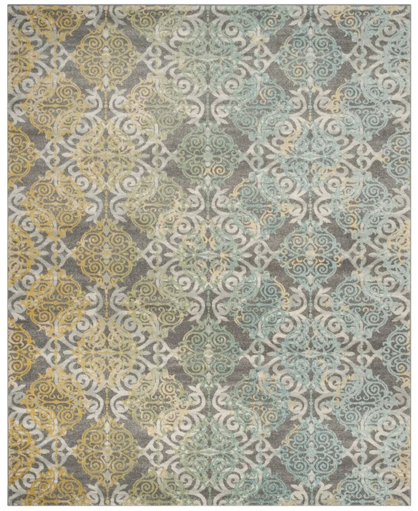 Safavieh Evoke EVK230 Gray and Ivory 11' x 15' Area Rug