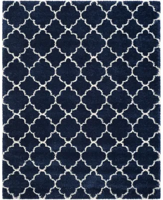 Safavieh Hudson SGH282 Navy and Ivory 8' x 10' Area Rug