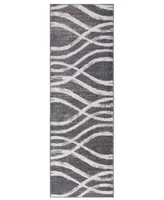 Safavieh Adirondack Ivory and Charcoal 2'6" x 6' Runner Area Rug