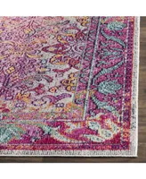 Safavieh Crystal CRS506 Light Blue and Fuchsia 4' x 6' Area Rug