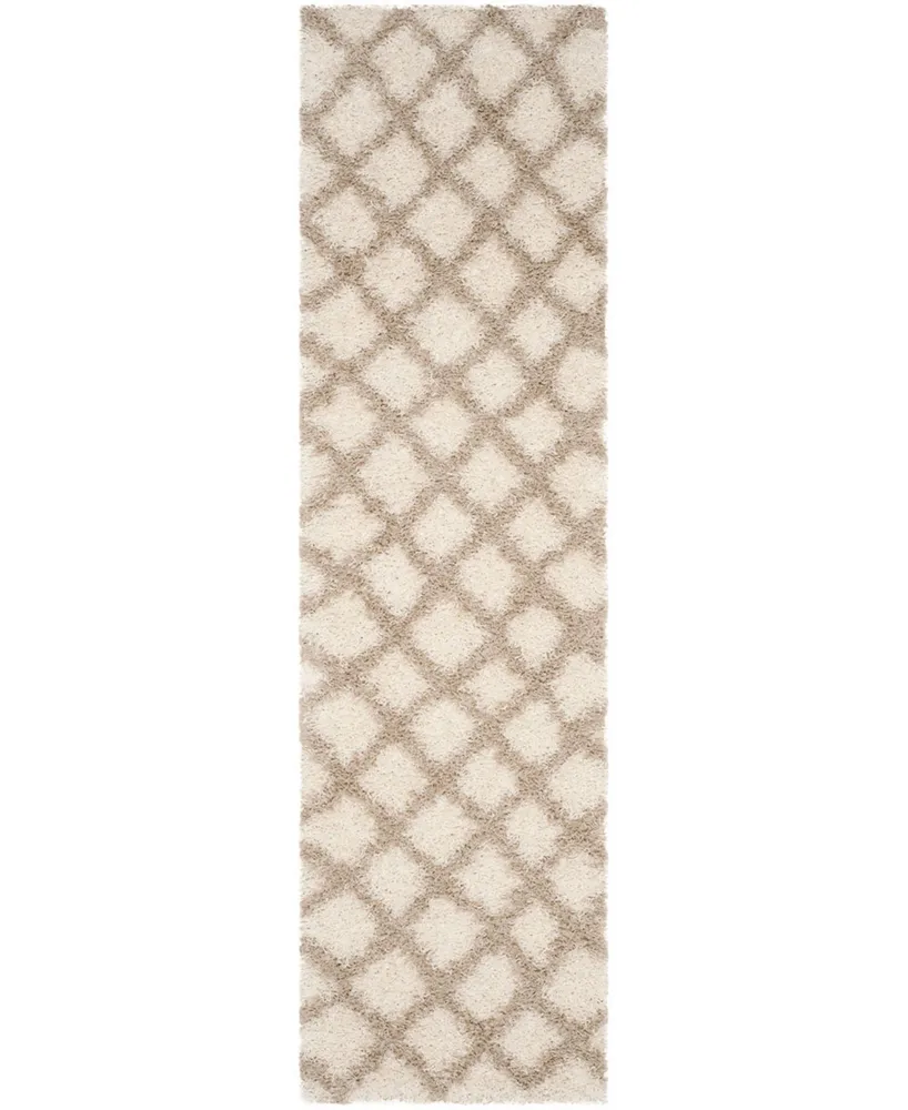 Safavieh Dallas SGD258 Ivory and Beige 2'3" x 10' Runner Area Rug