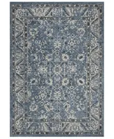 Safavieh Charleston CHL413 Navy and Light Gray 6'7" x 6'7" Square Area Rug