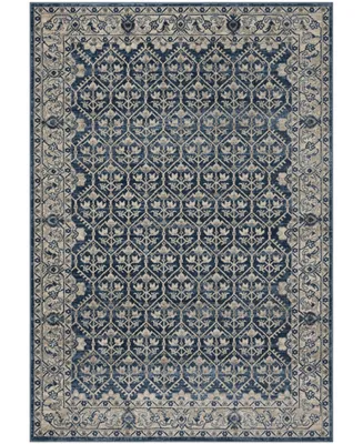 Safavieh Brentwood BNT869 Navy and Light Gray 4' x 6' Area Rug