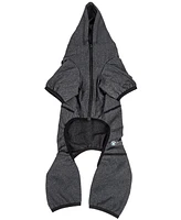 Pet Life Active 'Pawsterity' Performance Two Toned Full Bodied Hoodie