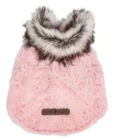 Pet Life Luxe 'Pinkachew' Charming Faux Fur Dog Coat Jacket