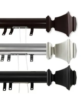 Rod Desyne Bisque Double Curtain Rods