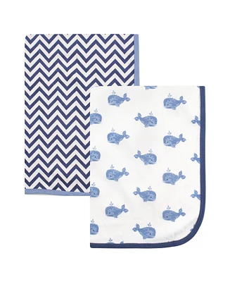 Hudson Baby Infant Girl Cotton Swaddle Blankets