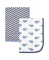 Hudson Baby Infant Girl Cotton Swaddle Blankets