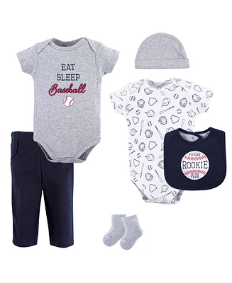 Hudson Baby Infant Boy Cotton Layette Set