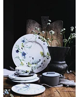 Rosenthal Brillance Fleurs des Alpes Rim Dinner