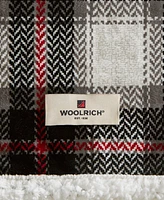 Woolrich Ridley Plaid Electric Faux-Mink to Berber Throw, 60" x 70"