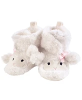 Hudson Baby Girls Cozy Fleece and Faux Shearling Booties Lamb