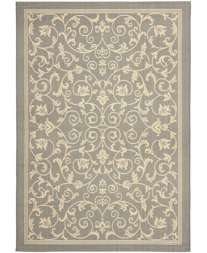 Safavieh Courtyard CY2098 and Natural 5'3" x 7'7" Outdoor Area Rug