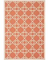 Safavieh Courtyard CY6032 Terracotta and Beige 8' x 11' Outdoor Area Rug