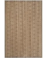 Safavieh Infinity INF583 Beige and Taupe 5'1" x 7'6" Area Rug