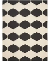 Safavieh Courtyard CY6162 Beige and Black 9' x 12' Sisal Weave Outdoor Area Rug