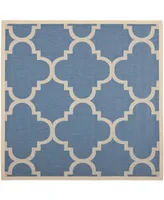Safavieh Courtyard CY6243 and Beige 4' x 4' Sisal Weave Square Outdoor Area Rug
