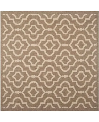 Safavieh Courtyard CY6926 and Bone 7'10" x 7'10" Sisal Weave Square Outdoor Area Rug