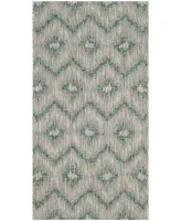 Safavieh Courtyard CY8463 Gray and Blue 2' x 3'7" Outdoor Area Rug