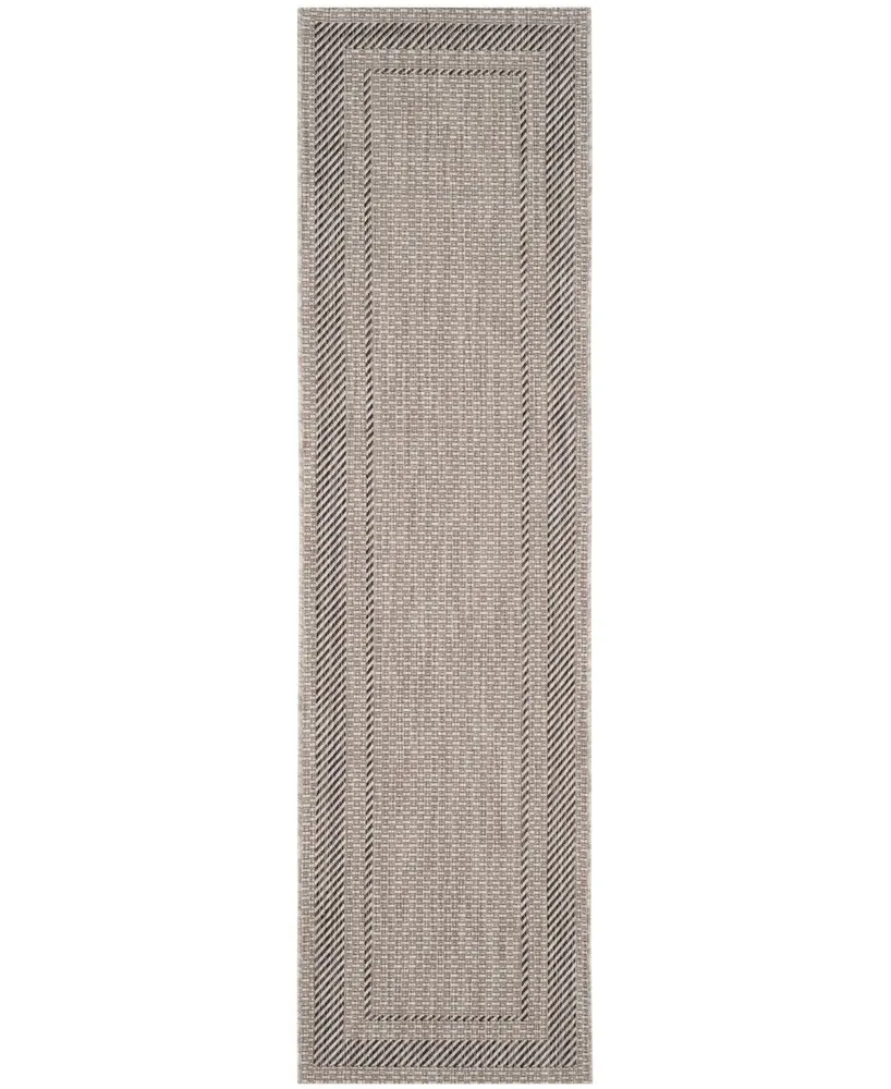 Safavieh Courtyard CY8477 Beige and 2'3" x 8' Runner Outdoor Area Rug