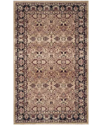 Safavieh Lavar Kerman LVK620 Cream and Navy 3' x 5' Area Rug