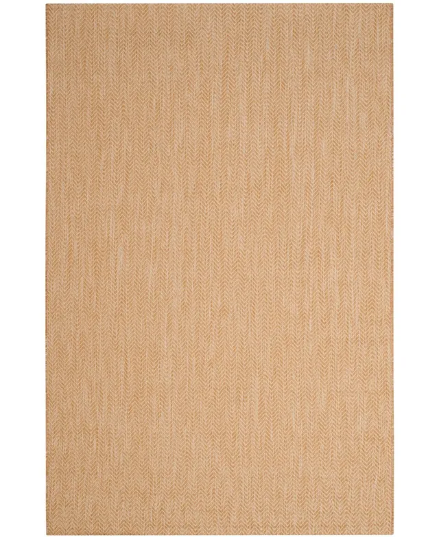 Safavieh Outdoor CY8022-03012 Courtyard Natural / Cream Rug - 10' x 10' Round