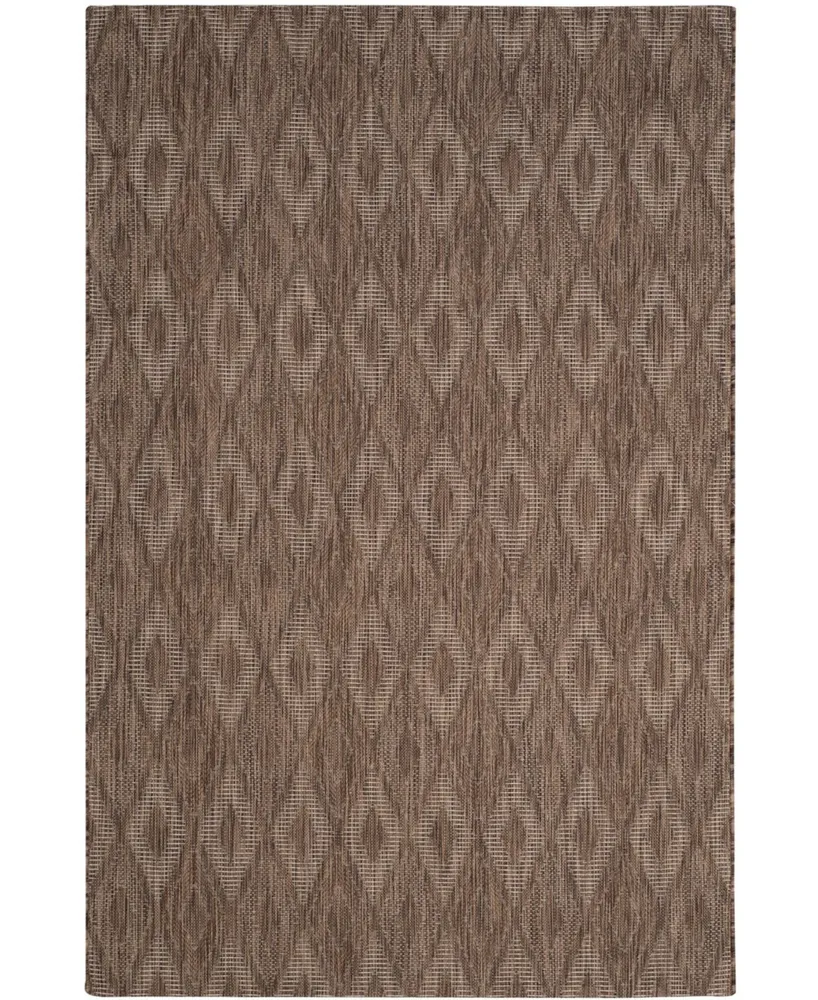 Safavieh Courtyard CY8522 5'3" x 7'7" Sisal Weave Outdoor Area Rug