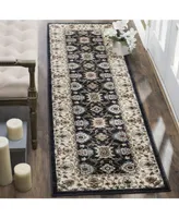 Safavieh Lyndhurst LNH332 Navy and Creme 2'3" x 8' Runner Area Rug