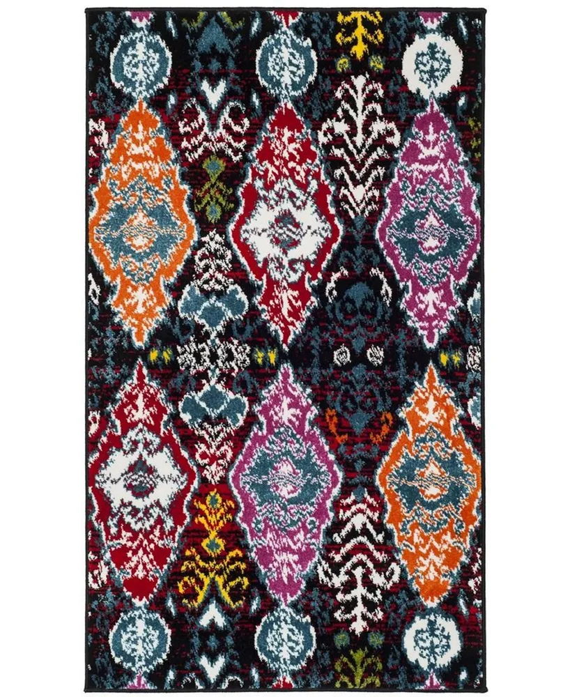 Safavieh Cherokee CHR913 Black and Red 3' x 5' Area Rug