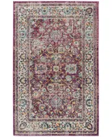 Safavieh Merlot MER196 Red and Multi 5'1" x 7'6" Area Rug