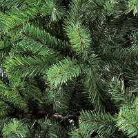 Puleo 7.5FT Pre-Lit Noble Fir Artificial Christmas Tree