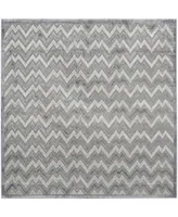 Safavieh Paradise PAR642 Light Gray and Dark Gray 6'7" x 6'7" Square Area Rug