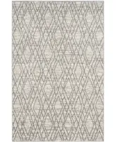 Safavieh Tunisia TUN295 Ivory and Light Gray 4' x 6' Area Rug