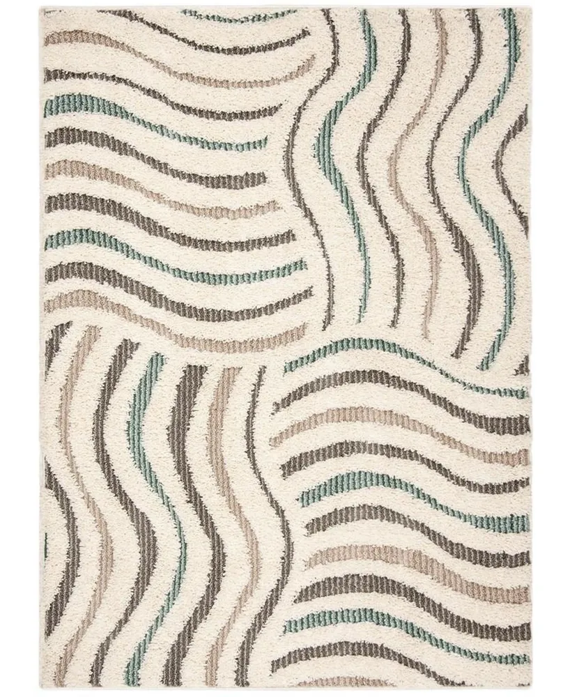 Safavieh Santorini SGG178 Cream and Multi 2' x 8' Runner Area Rug