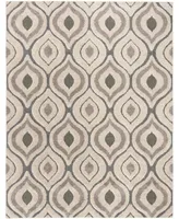 Safavieh Florida Shag SG461 Cream and Light Blue 8' x 10' Area Rug