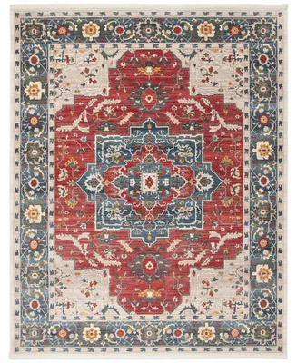 Safavieh Vintage Persian VTP478 Red and Blue 9' x 11'-7" Area Rug