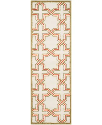 Safavieh Amherst AMT413 Ivory and Light Green 2'3" x 7' Runner Area Rug