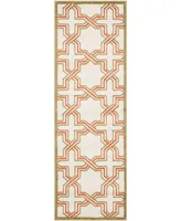 Safavieh Amherst AMT413 Ivory and Light Green 2'3" x 7' Runner Area Rug