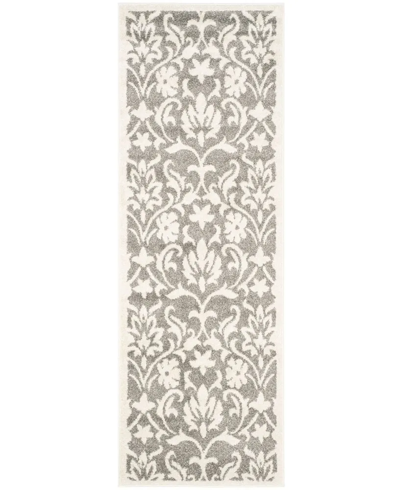 Safavieh Amherst AMT424 Dark Grey and Beige 2'3" x 7' Runner Area Rug