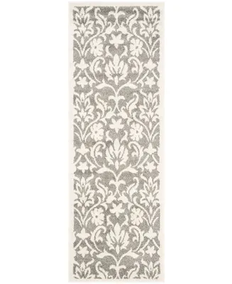 Safavieh Amherst AMT424 Dark Grey and Beige 2'3" x 7' Runner Area Rug