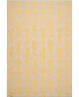 Safavieh Courtyard CY6214 Beige and Yellow 6'7" x 9'6" Sisal Weave Outdoor Area Rug