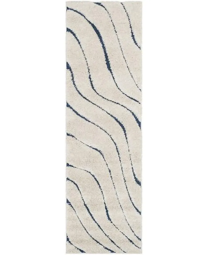 Safavieh Florida Shag SG472 2'3" x 7' Runner Area Rug